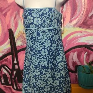 Blue Hawaiian Y2K dress